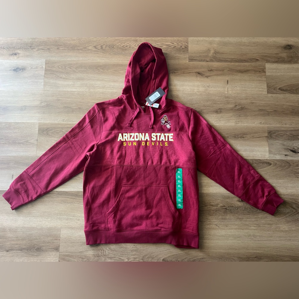 Arizona State Sun Devils Maroon XL Hoodie NWT